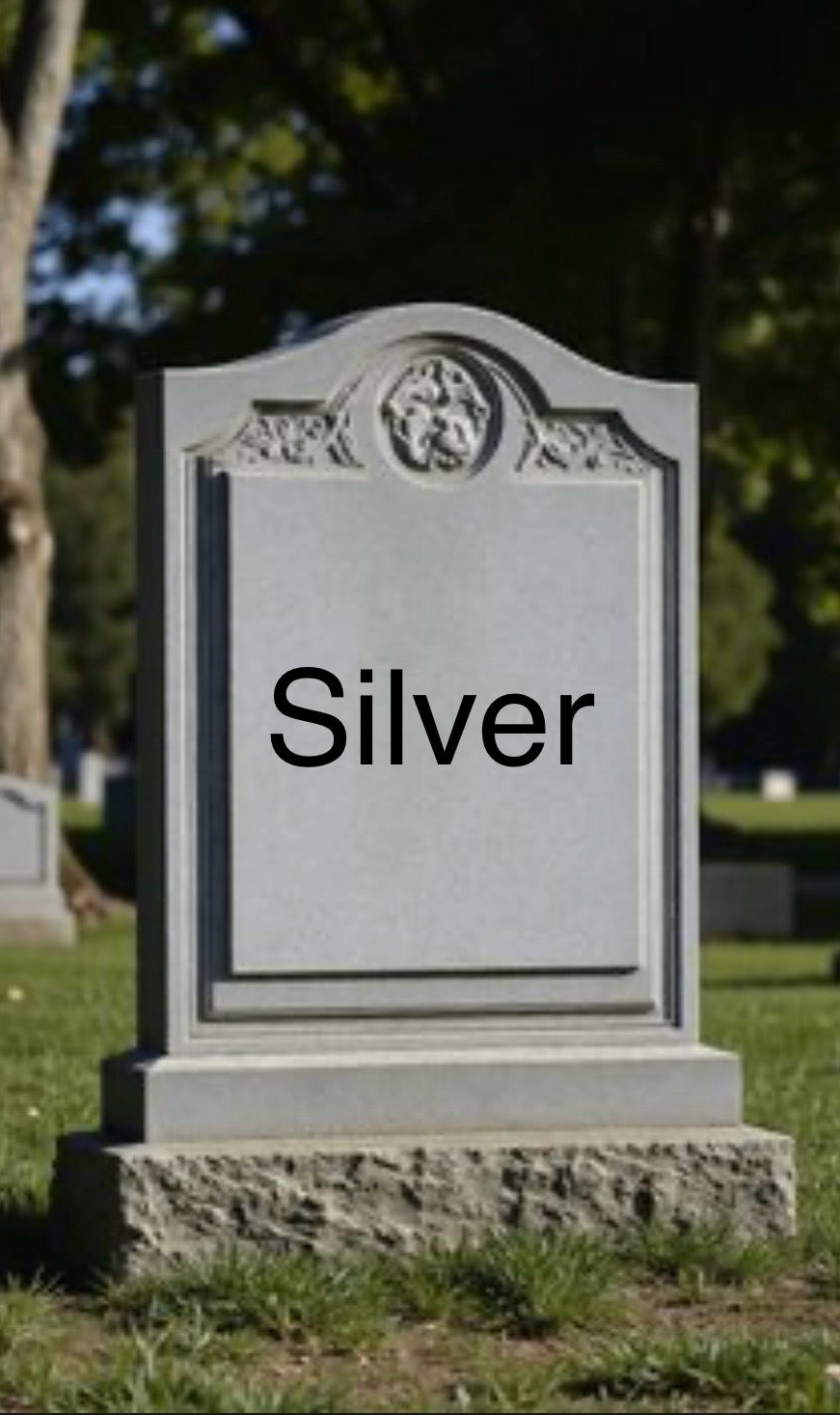 Silver-Grave Stone Cleaning